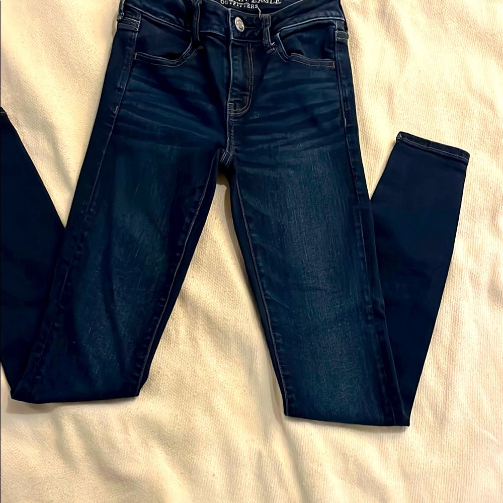 American Eagle Outfitters Blue Skinny Jeans Modern Fit